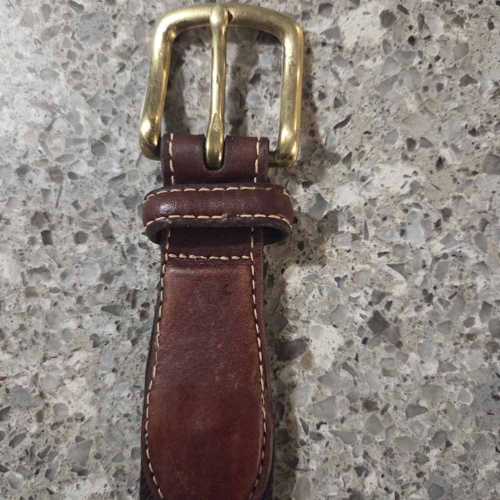Men's Brown Leather Belt